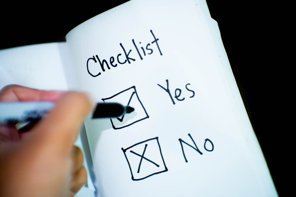 Checklist GDPR