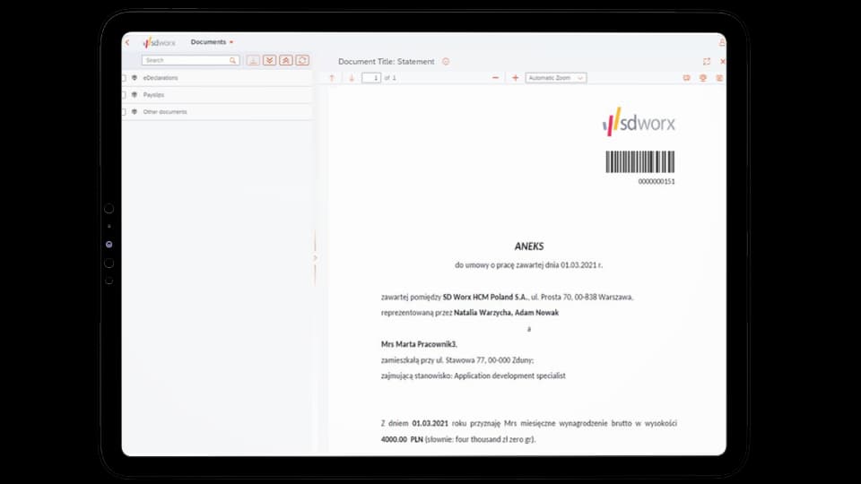 SD Worx SAP Solutions Document Generator