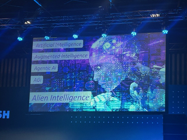 AI presentation at UNLEASH World 2025