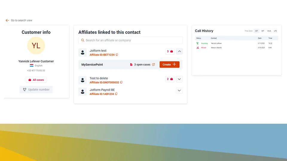 Customer Interactions